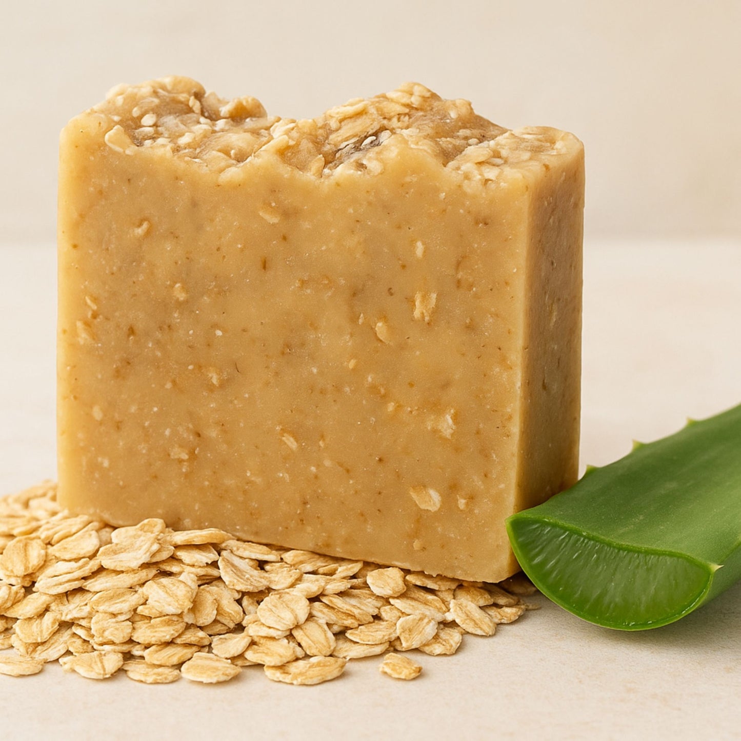 Oats & Aloe Soap for Sensitive Skin: Soothe & Moisturize | Naked Lavender