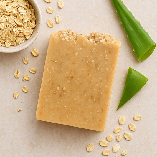 Oats & Aloe Soap for Sensitive Skin: Soothe & Moisturize | Naked Lavender