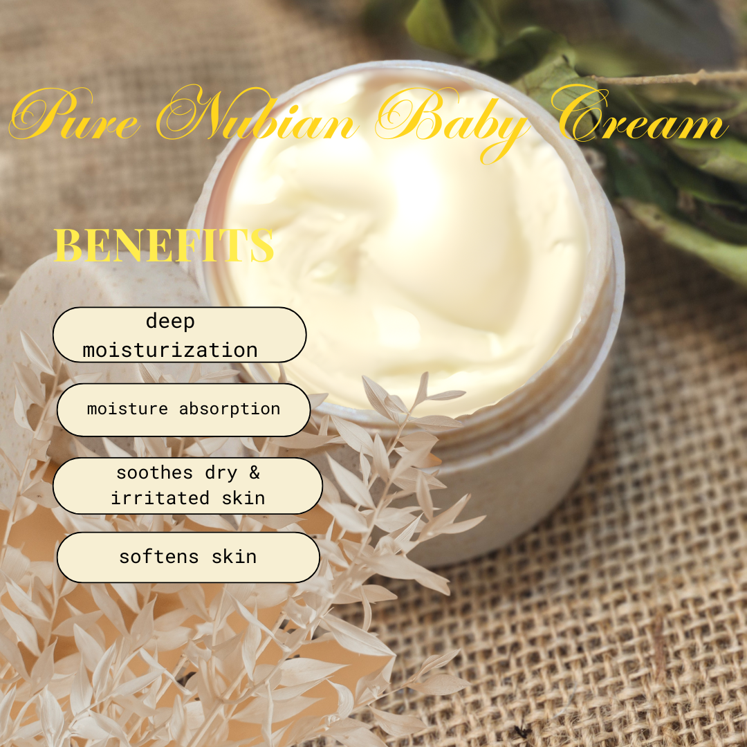 Handcrafted pure Nubian baby cream | Naked Lavender