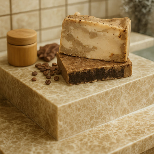 Handcrafted coffee goddess soap | Naked Lavender